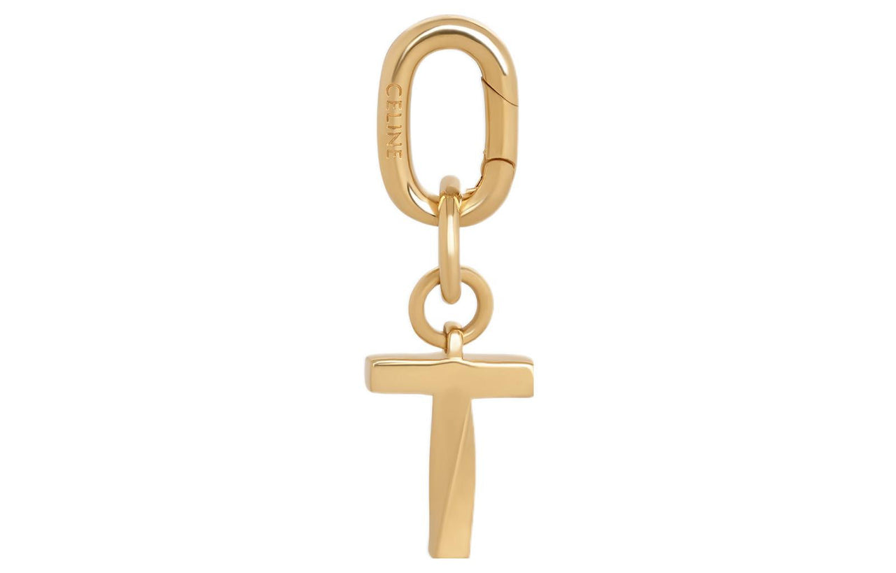 CELINE Brass Pendant Bag Accessory Women's Gold