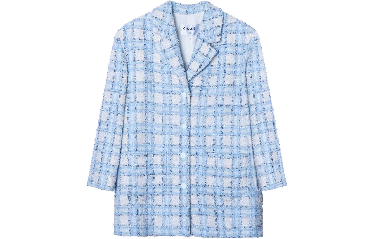CHANEL 24 New Spring And Summer Arrivals Jackets Coats Women's Blue