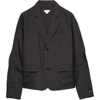 PRADA SS25 Jackets & Coats Men's Coal Gray