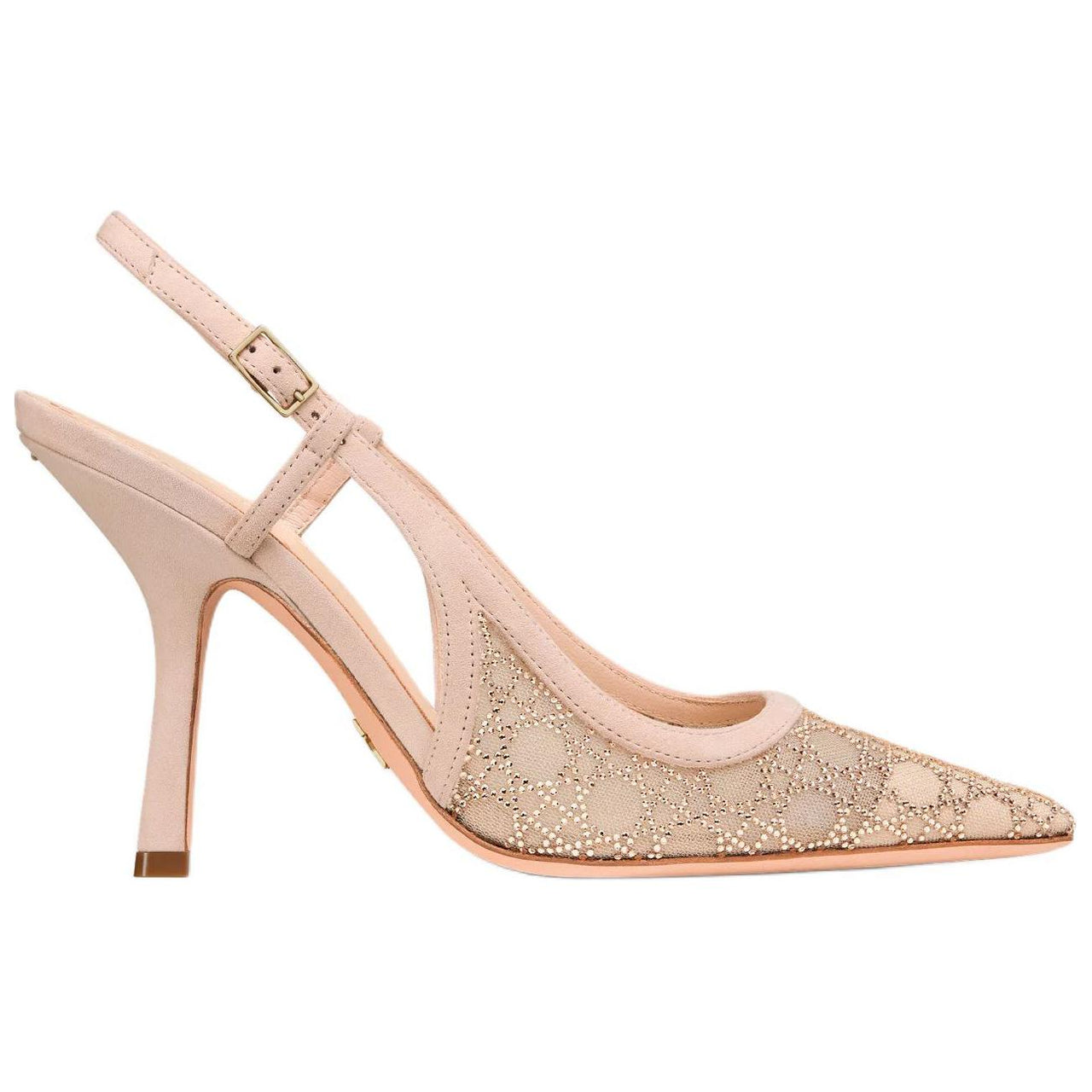DIOR Capture Slim Heel High Heels 10cm Women's Beige