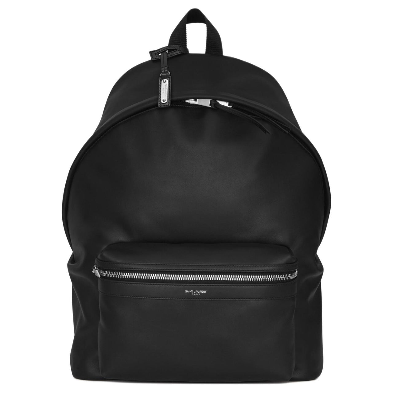SAINT LAURENT City Leather Backpack Women's Black