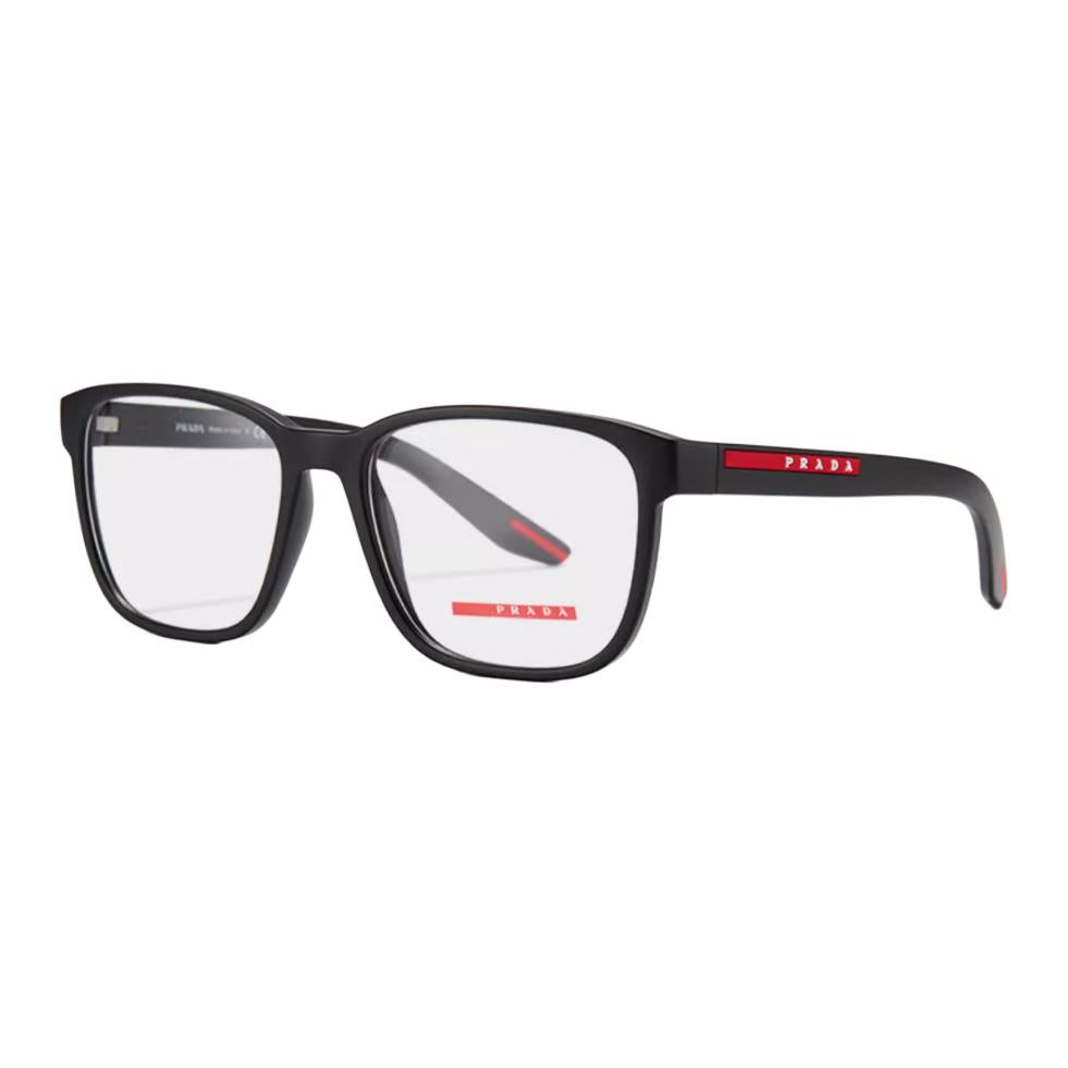 PRADA Nylon Rectangular Eyeglass Frames Unisex Multicolor