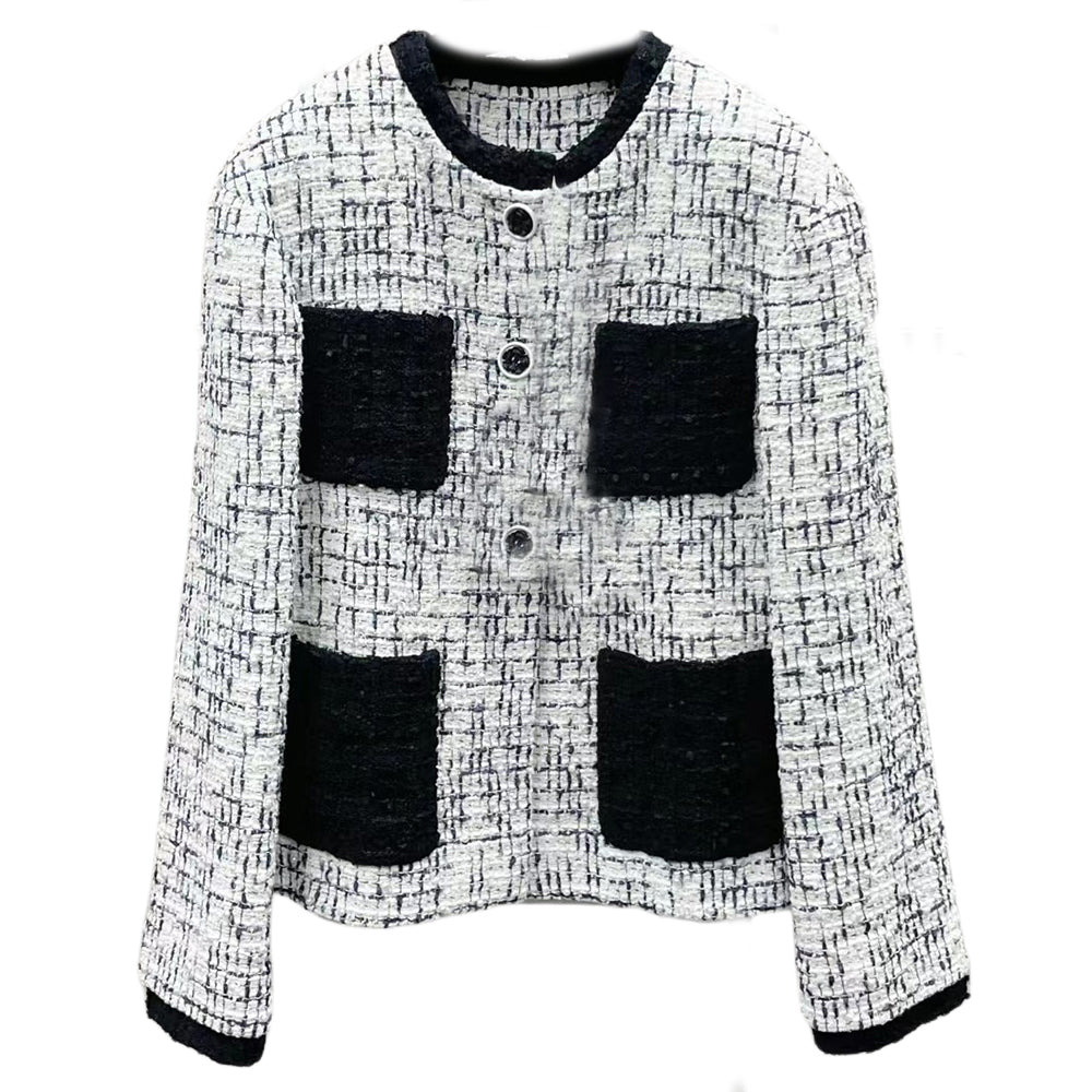 CHANEL 22C Early Spring Vacation Collection Jackets & Coats Women's White