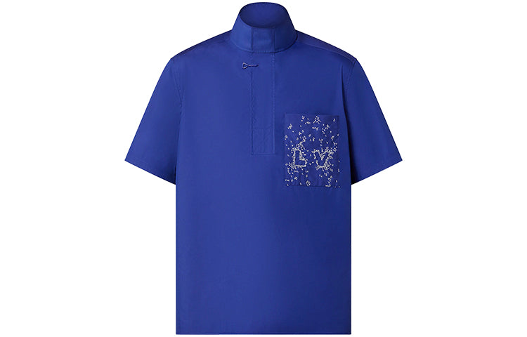 LOUIS VUITTON New Quarterly Products Of LV FW22 Shirt Men's Blue
