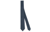 HERMES Silk Ties Men's Dark Blue