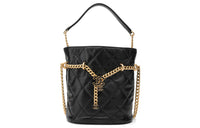 CHANEL Lambskin Char Siu Bag Bucket Bag Small Lucky Bag Wallet Shoulder Bag Crossbody Bag Regular Women's Black