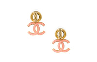 CHANEL Earrings Women's Pink