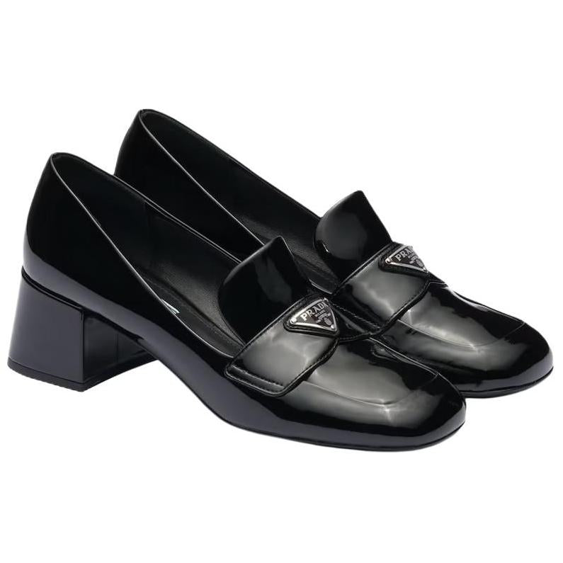 PRADA Patent Leather Loafers 'Black' Women's