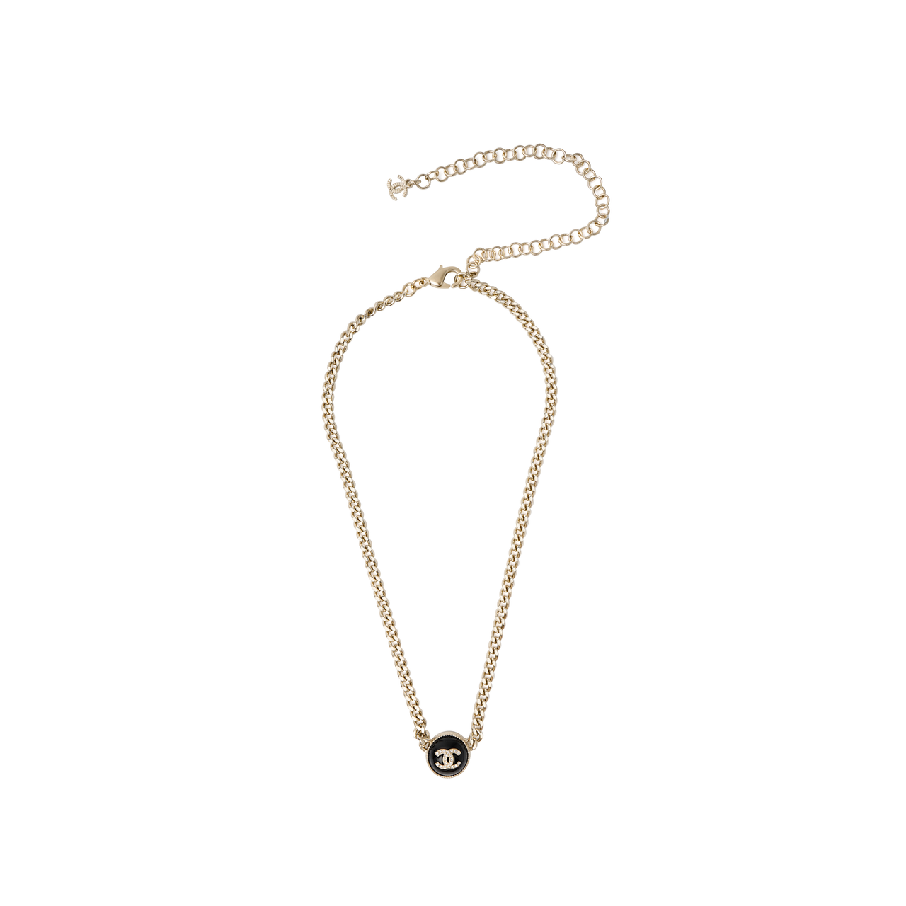 CHANEL Necklaces Women's Gold