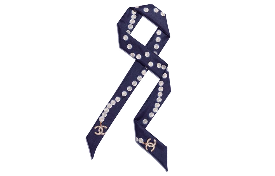 CHANEL Silk Scarves Women's