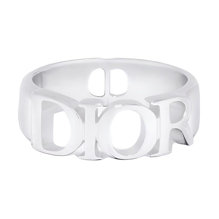 DIOR Sterling Silver Rings Men's Silver