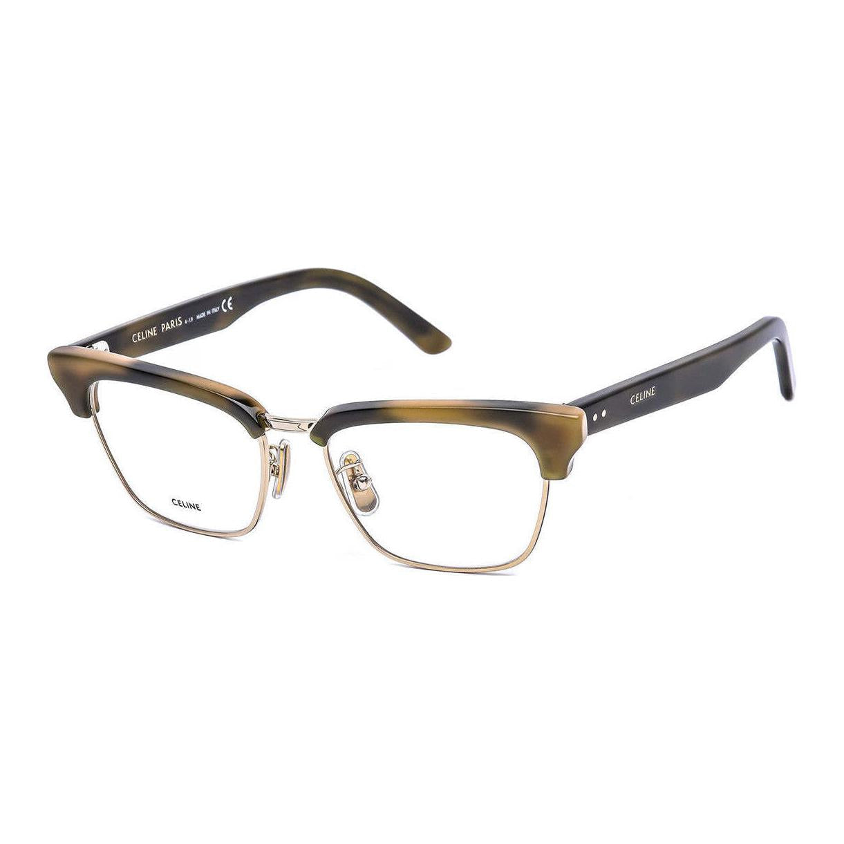 CELINE Browline Eyeglass Frames Unisex Tortoiseshell