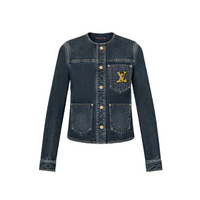 LOUIS VUITTON Nautical Lv Patch Denim Jacket