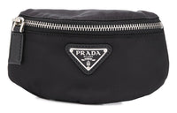 PRADA Nylon Clutch Mini Unisex Black