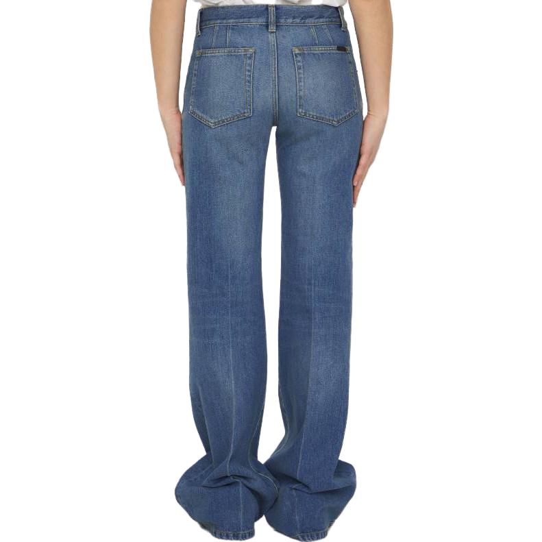 SAINT LAURENT High Waist Flared Jeans