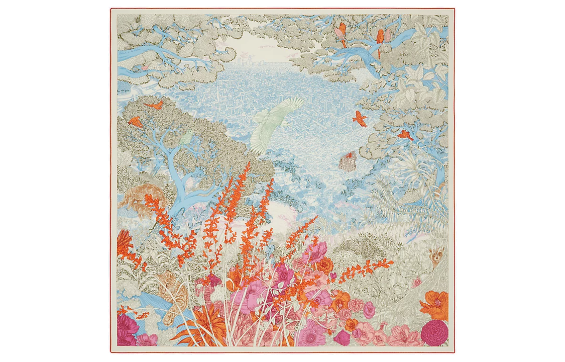 HERMES Knit Scarves Women's Multicolor