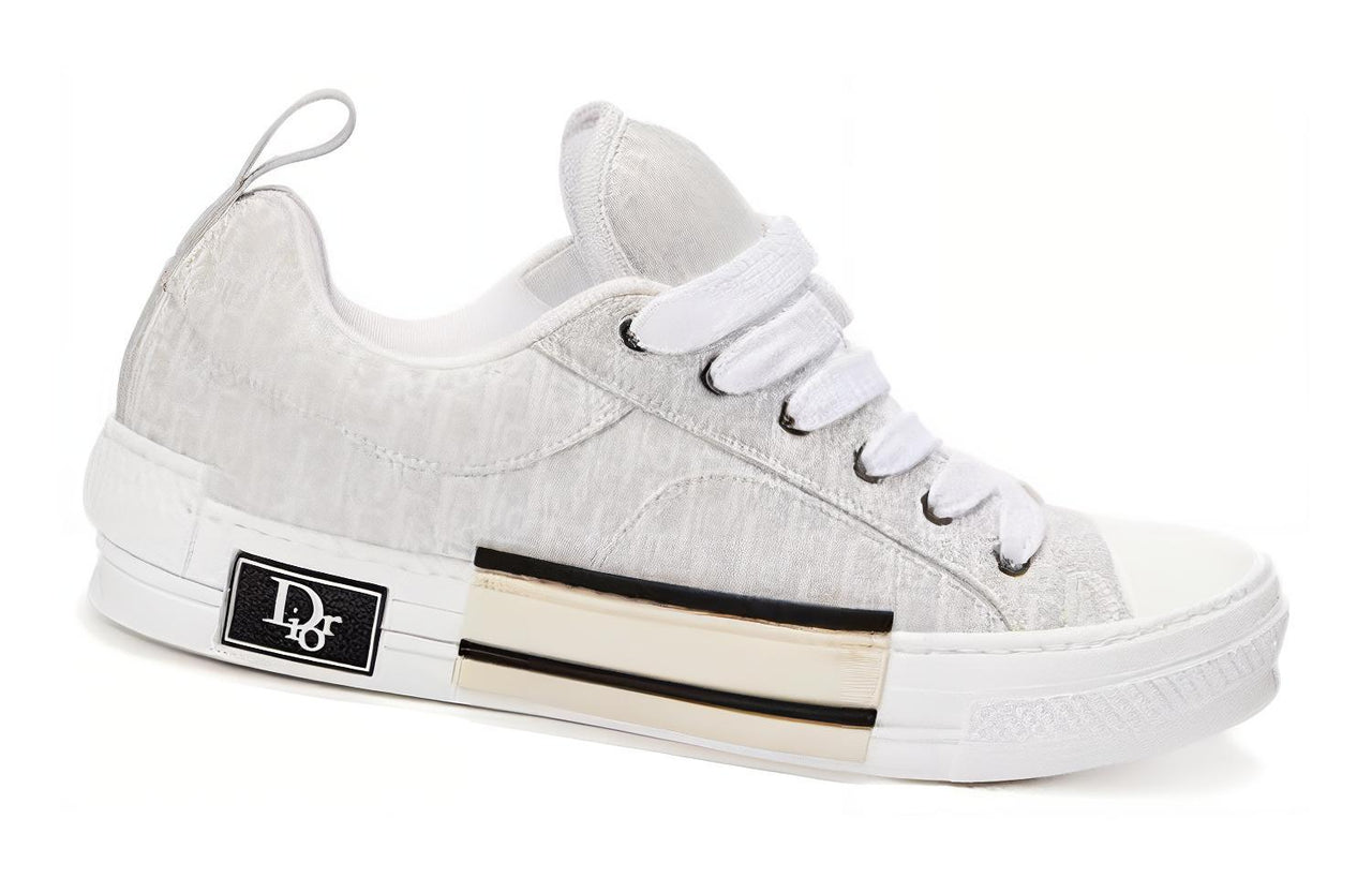 DIOR B23 Skater Low Top Cream DIOR Oblique Jacquard