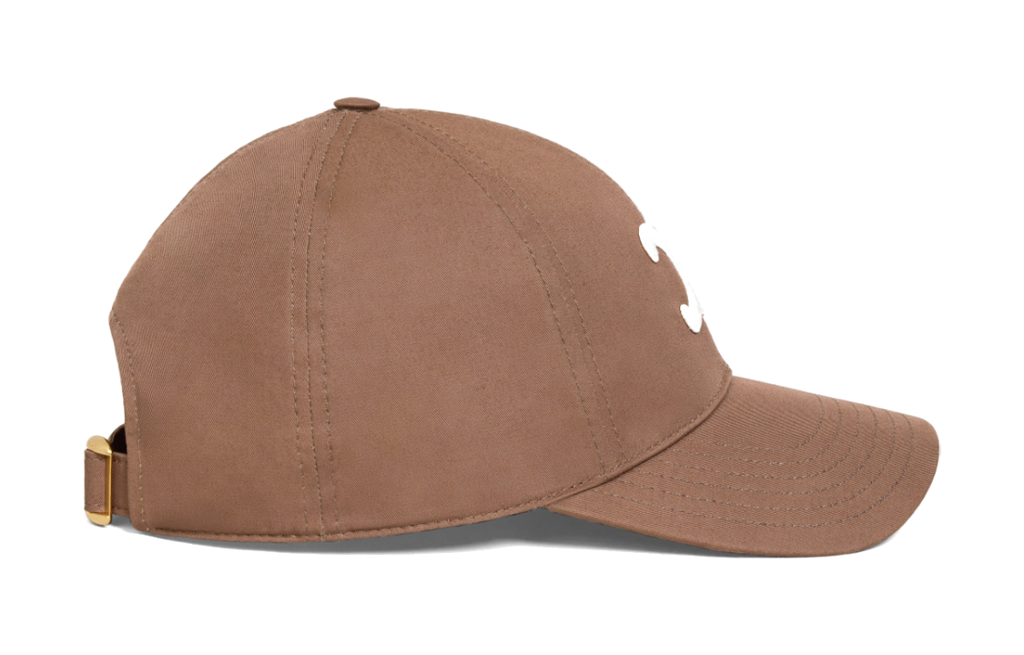 CELINE Triomphe Baseball Cap In Cotton
