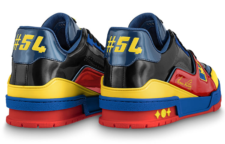 LOUIS VUITTON Trainers 'Black Yellow Blue'