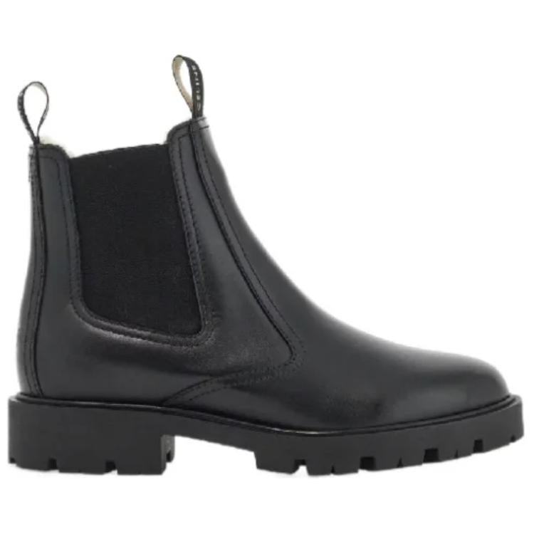 CELINE Margaret Short Chelsea Boots Women's Black