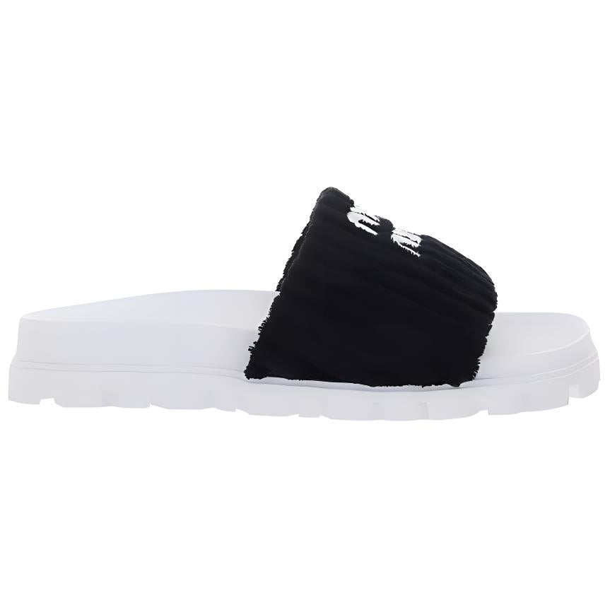 MIU MIU EVA Quiet Slide Slippers Women's Black