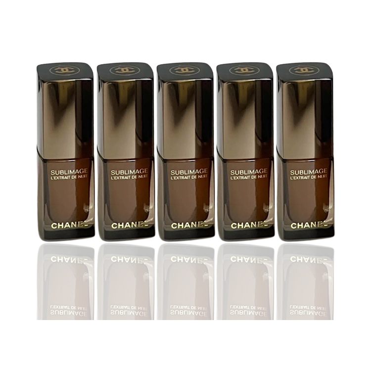 CHANEL Luxury Style Concentrated Night Repairing Serum Sample Sample Pack Soothing Moisturizing 3ml*5