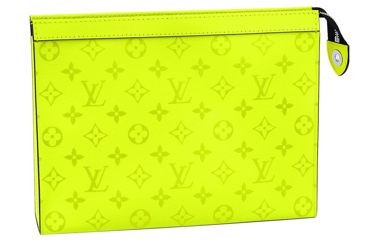 LOUIS VUITTON Pochette Voyage Neon Yellow
