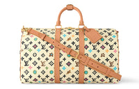 LOUIS VUITTON By Tyler The Creator Keepall Bandouliere 45 Vanilla Craggy Monogram