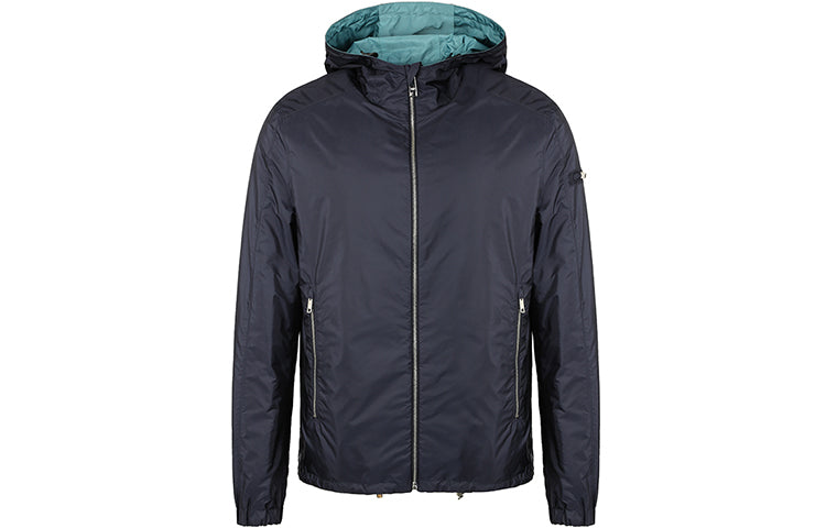 PRADA Jackets Men Navy Blue