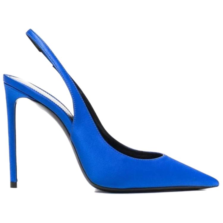 SAINT LAURENT Zoe High Heels Women's Blue