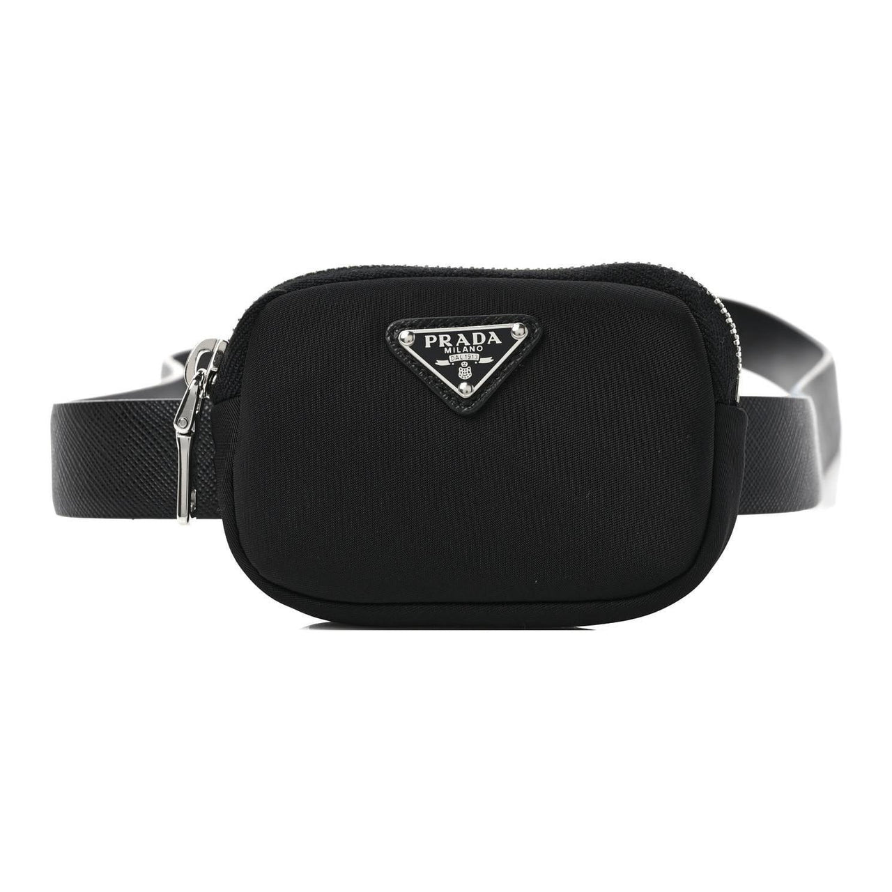 PRADA Nylon Fanny Pack Men's Black