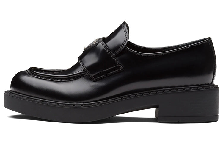 PRADA Leather Loafers 'Black' Women's