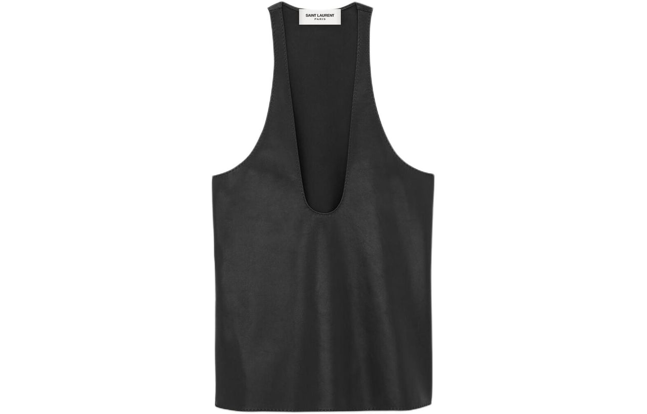 SAINT LAURENT SS24 Tank Top Women's Black