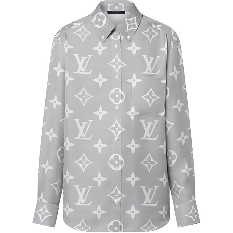 LOUIS VUITTON FLIGHT MODE FW22 Shirt Women's Gray