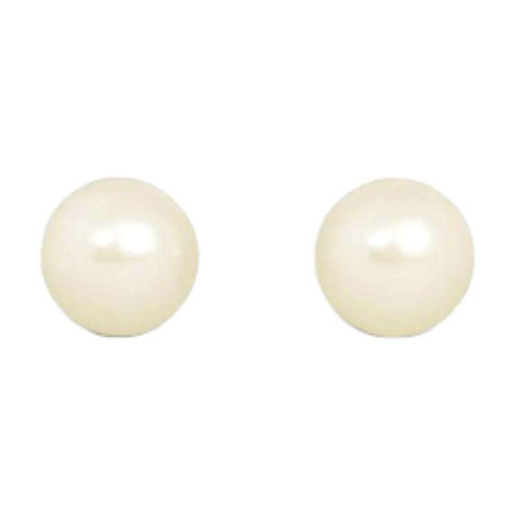CELINE Brass Earrings Women's Silver