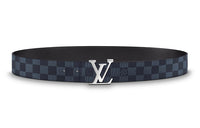 LOUIS VUITTON Lv Initiales Reversible Belt Damier Cobalt 40MM