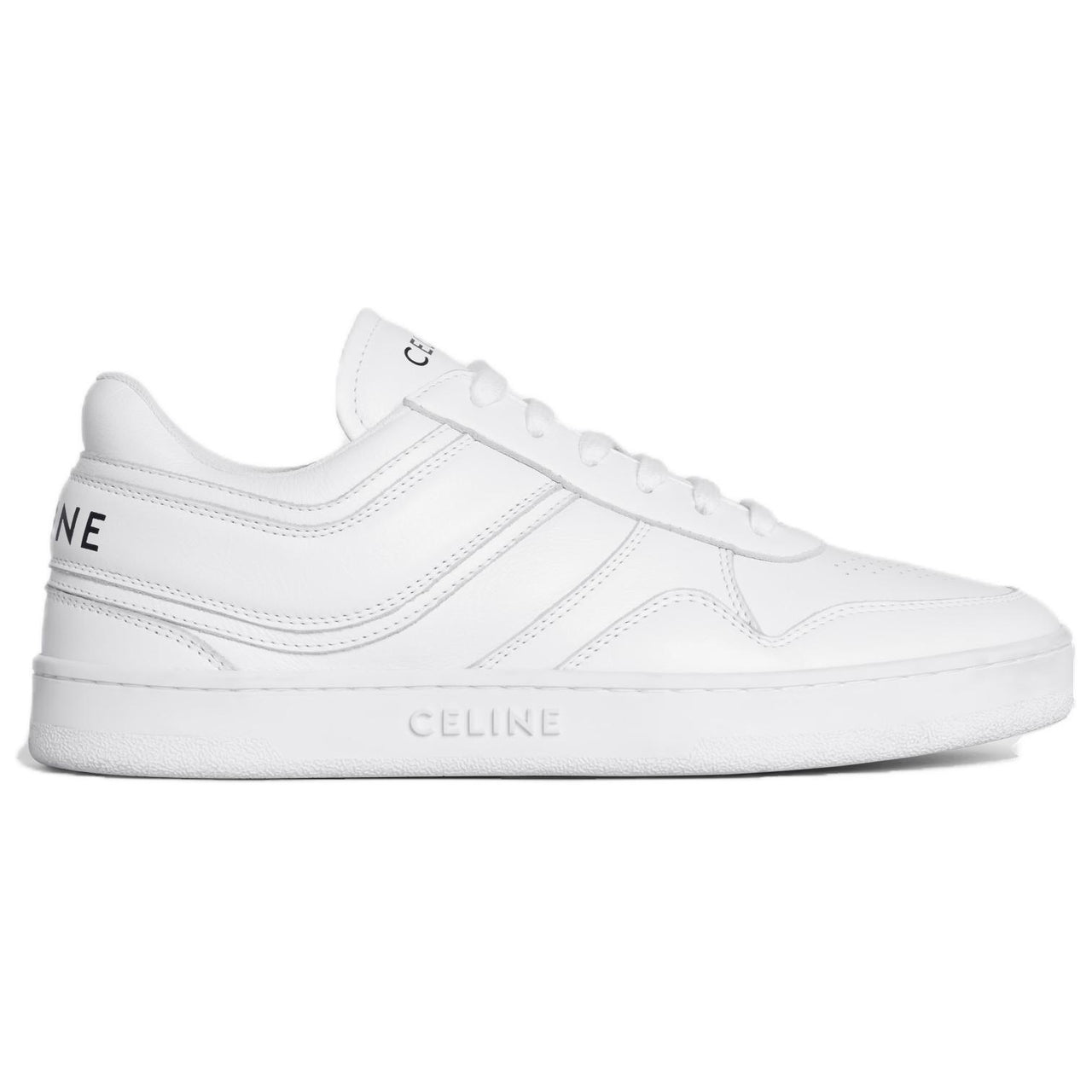 CELINE TRAINER Stylish Skateboarding Shoes Women's White