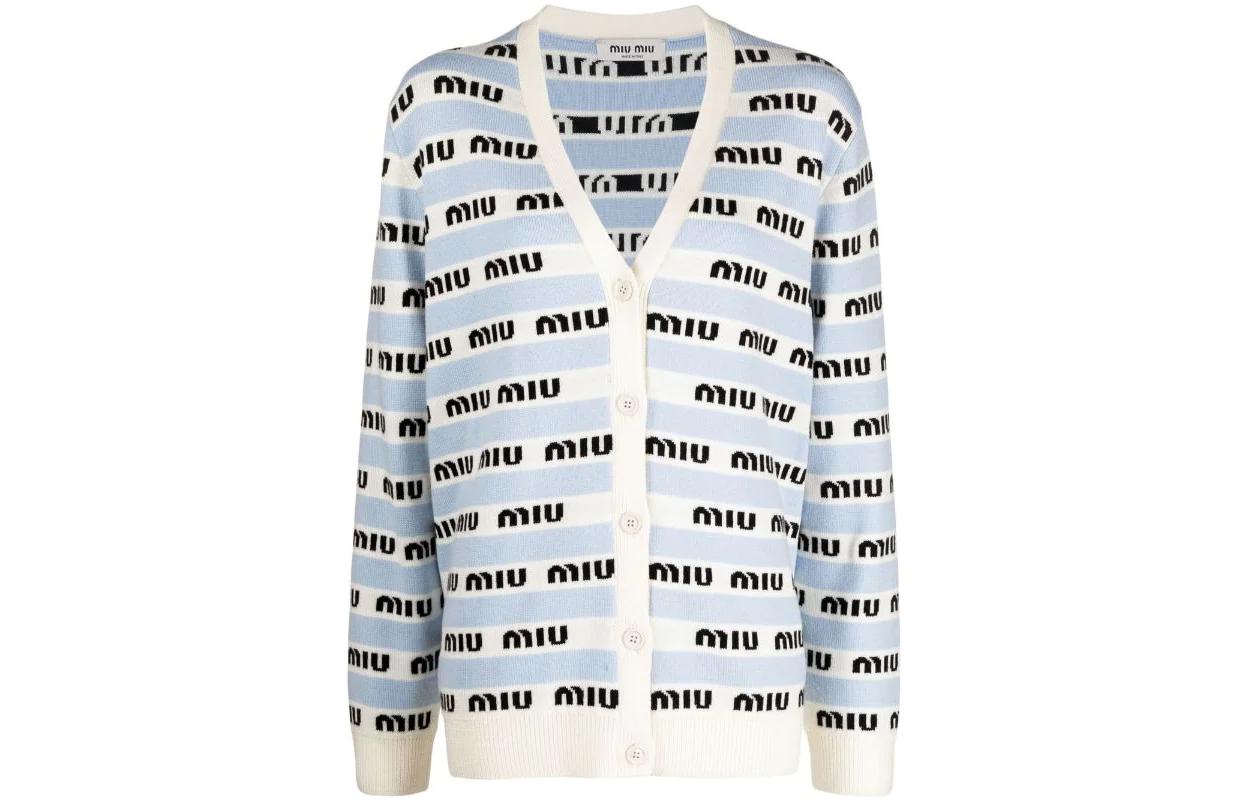 MIU MIU FW22 Knitwear Women's Blue