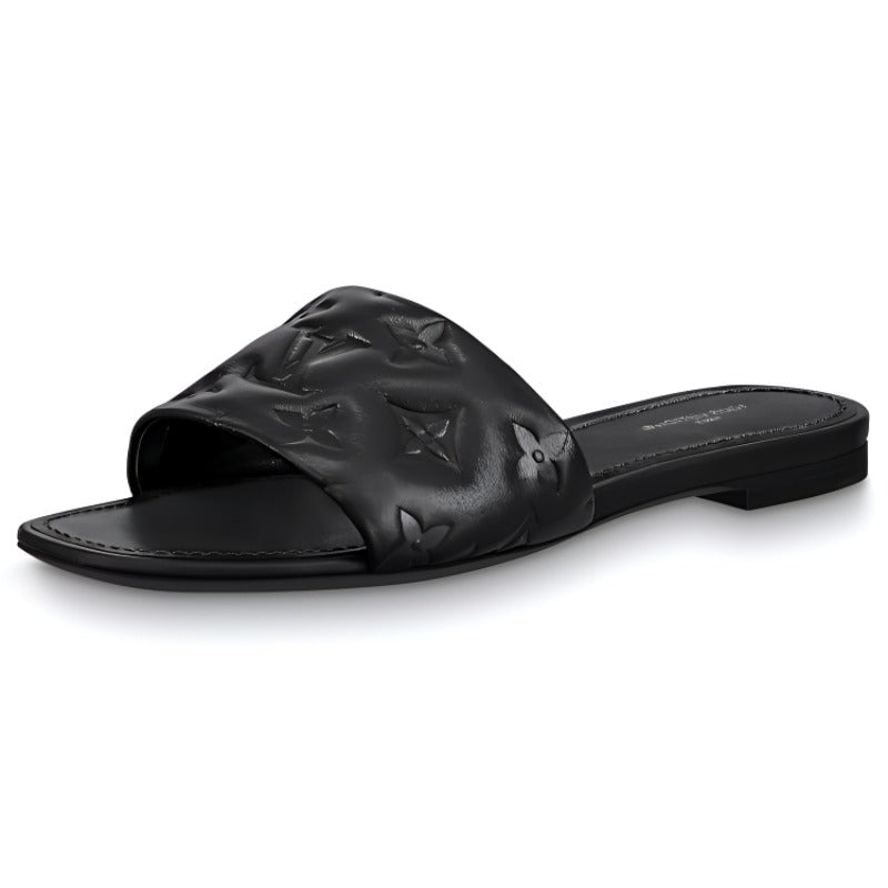 LOUIS VUITTON Revival Stylish Sandal Women's Black