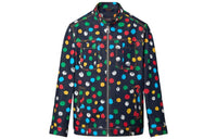 LOUIS VUITTON X Yayoi Kusama Painted Dots Denim Jacket Indigo/Blue
