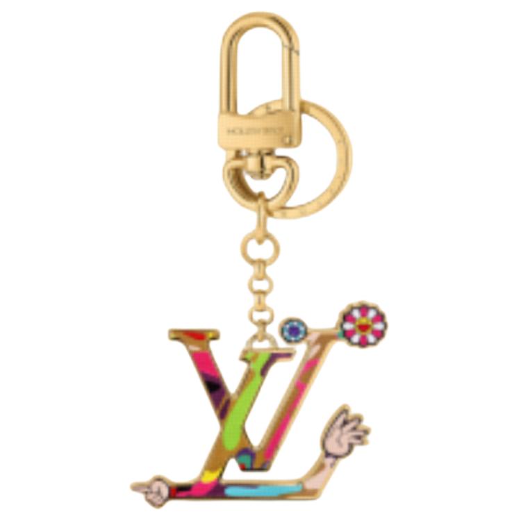 LOUIS VUITTON Lv X Tm Lv Iconic Superflat Key Holder