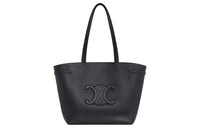 CELINE Grained Calfskin Tote Bag, Shopping Bag, Shoulder Bag, Handbag Women's Black