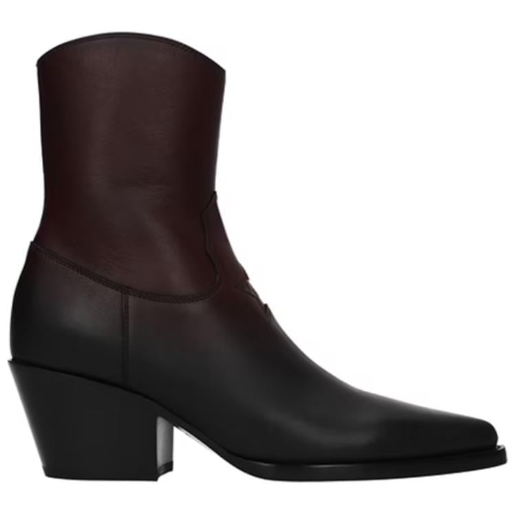 DIOR Ankle Boots Women's Burgundy