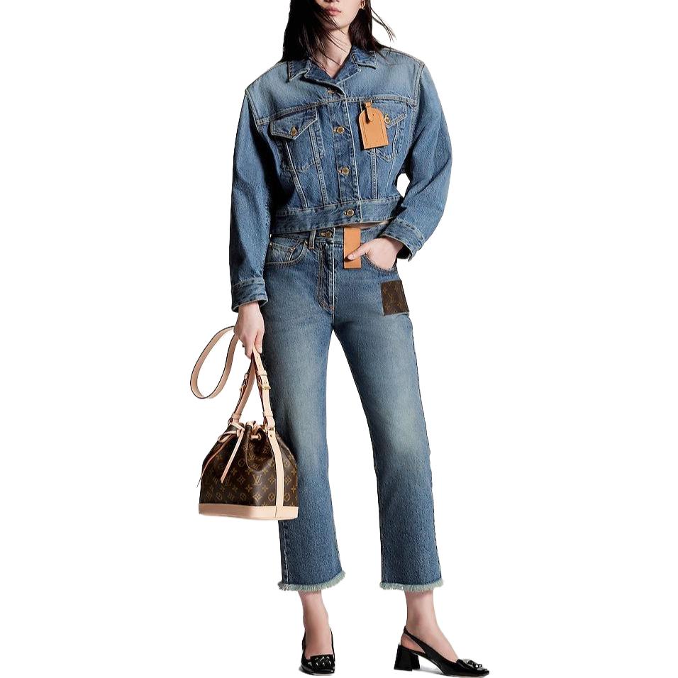 LOUIS VUITTON Stonewashed Trucker Jacket