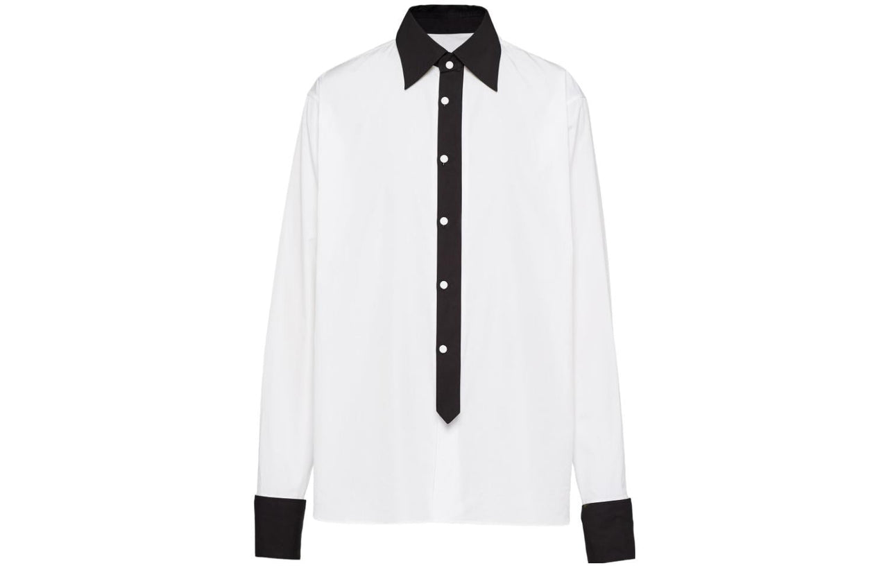 PRADA Shirts Men Black/White