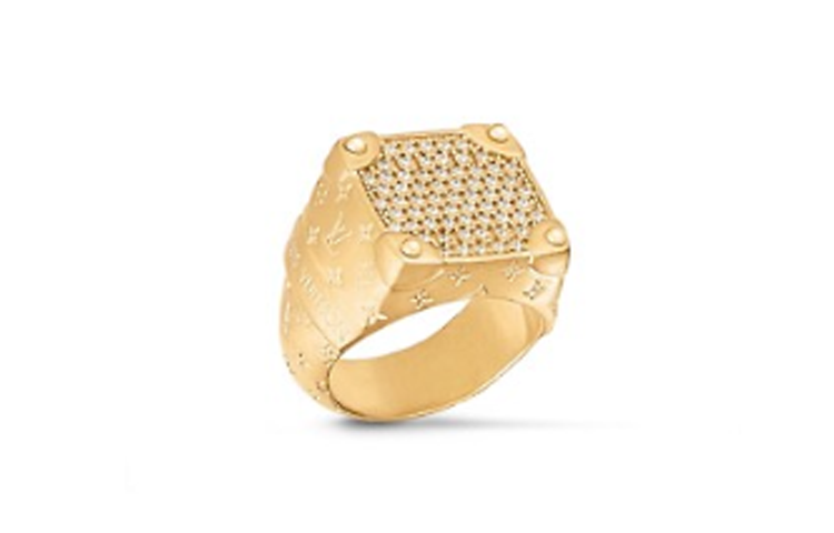 リング　LOUISVUITTON LVロープ パヴェ　M1543M LOUIS VUITTON Lv Rope Ring • SneakerSouqq