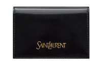 SAINT LAURENT Calfskin Card Holder Women's Black