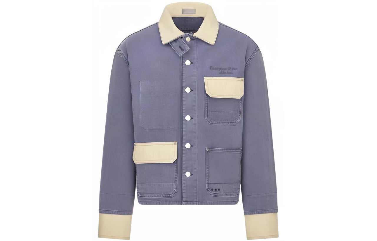 DIOR Jackets & Coats Men's Blue