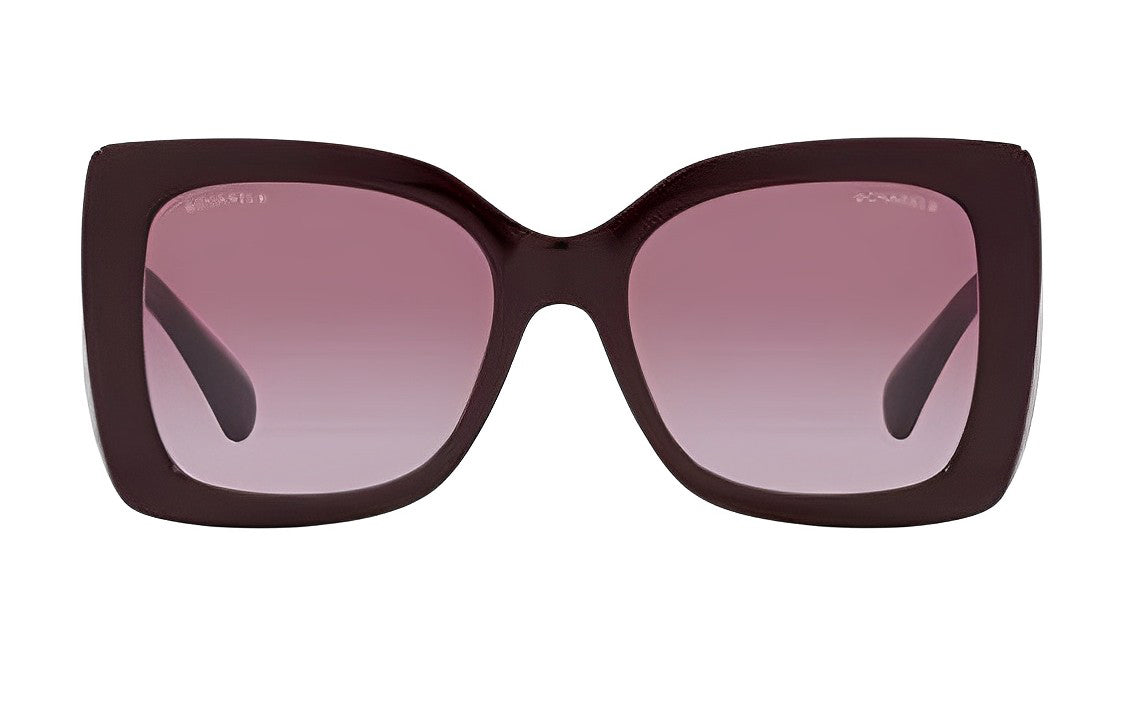 CHANEL Sunglasses Women's Burgundy