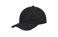 DIOR Cotton Baseball Caps Men's Black Stockings
